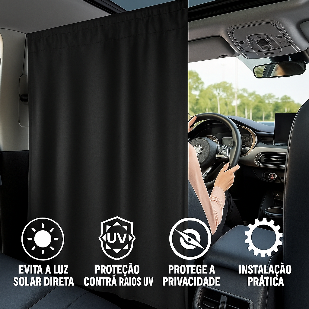 Benefícios da cortina divisória entre salão e cabine da van